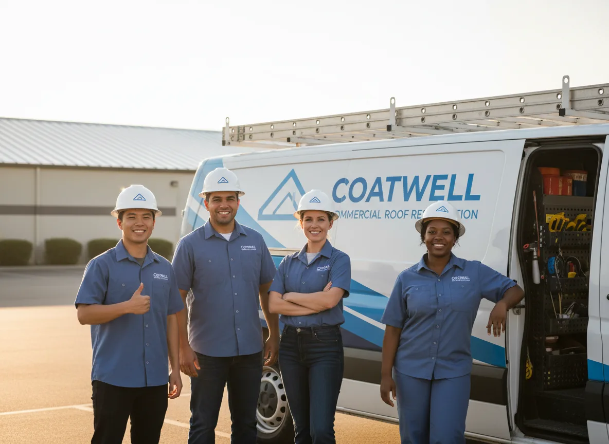 Commercial roof coating company in Compton, IL